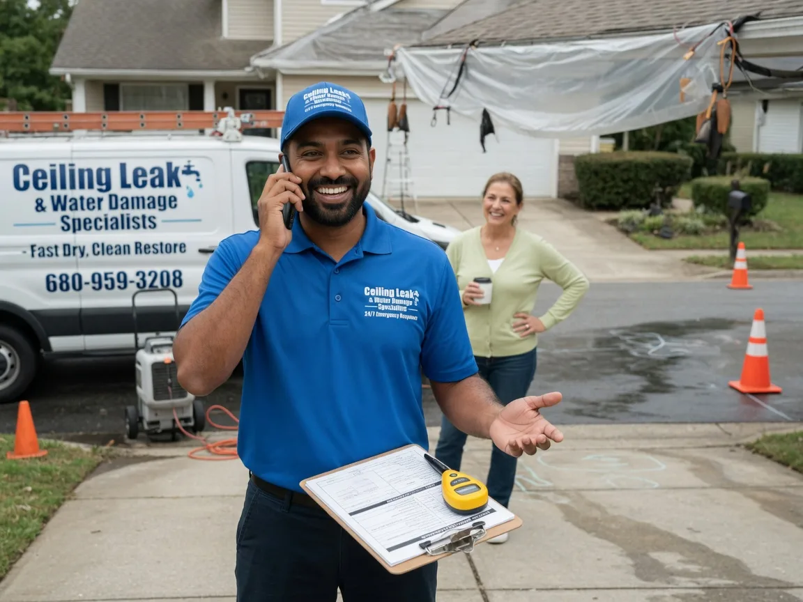 Ceiling Leak Cleanup Osceola, IA FAQs